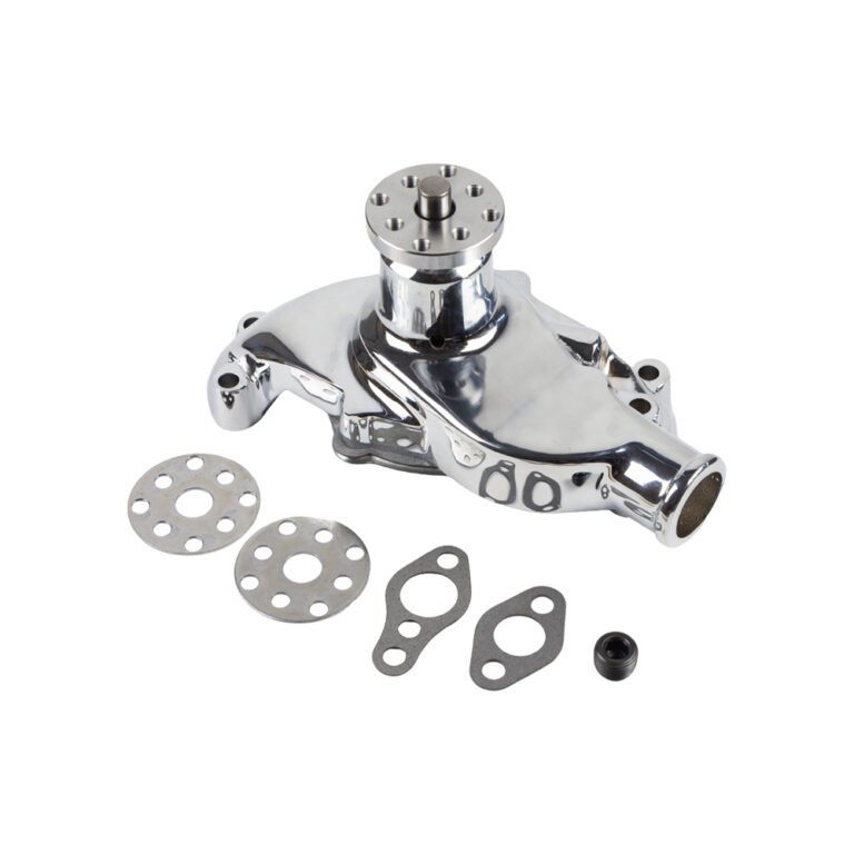 a chrome metal object with several metal objects