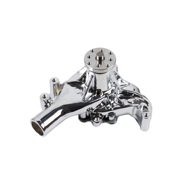 a shiny metal object with holes