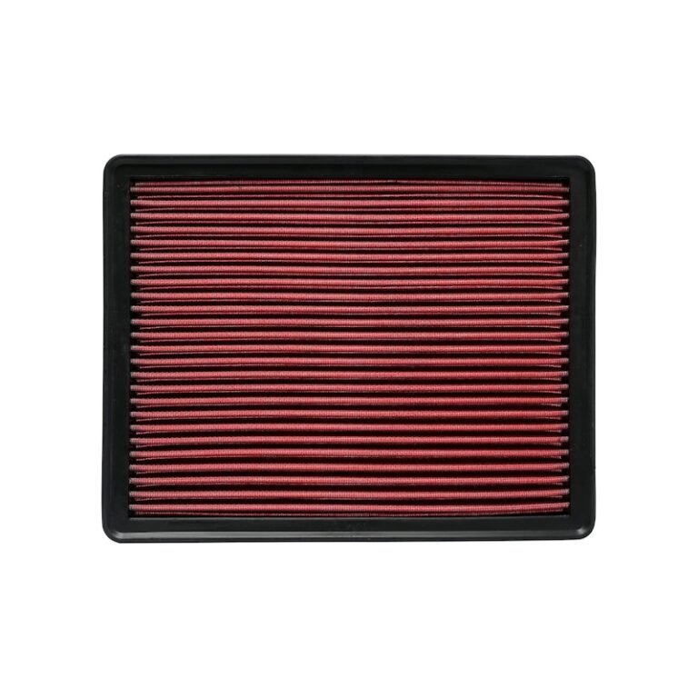 a close-up of a car air filter