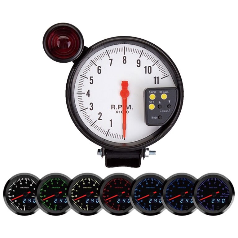 a close-up of a speedometer