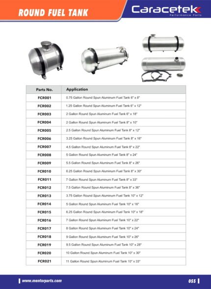 round fuel tank