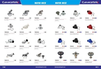 a screenshot of a catalog of water neck parts