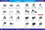 a catalog of water pump parts